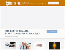 Tablet Screenshot of medithera-usa.com